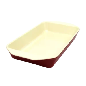 Platinorama - Plat à Rôtir Rectangulaire en Fonte Émaillée Rouge